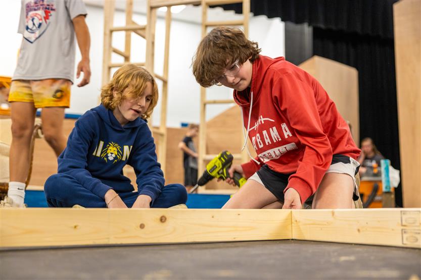 Students participate in fine arts classes